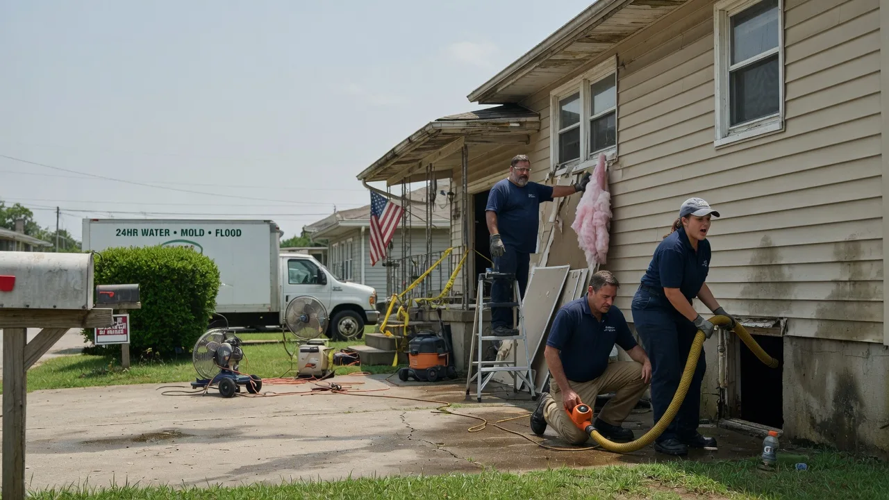 Water Damage Repair in Townsville, NC near me
